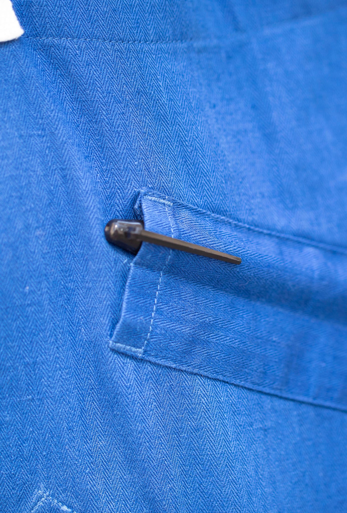 Everyday Hemp Apron - Blue