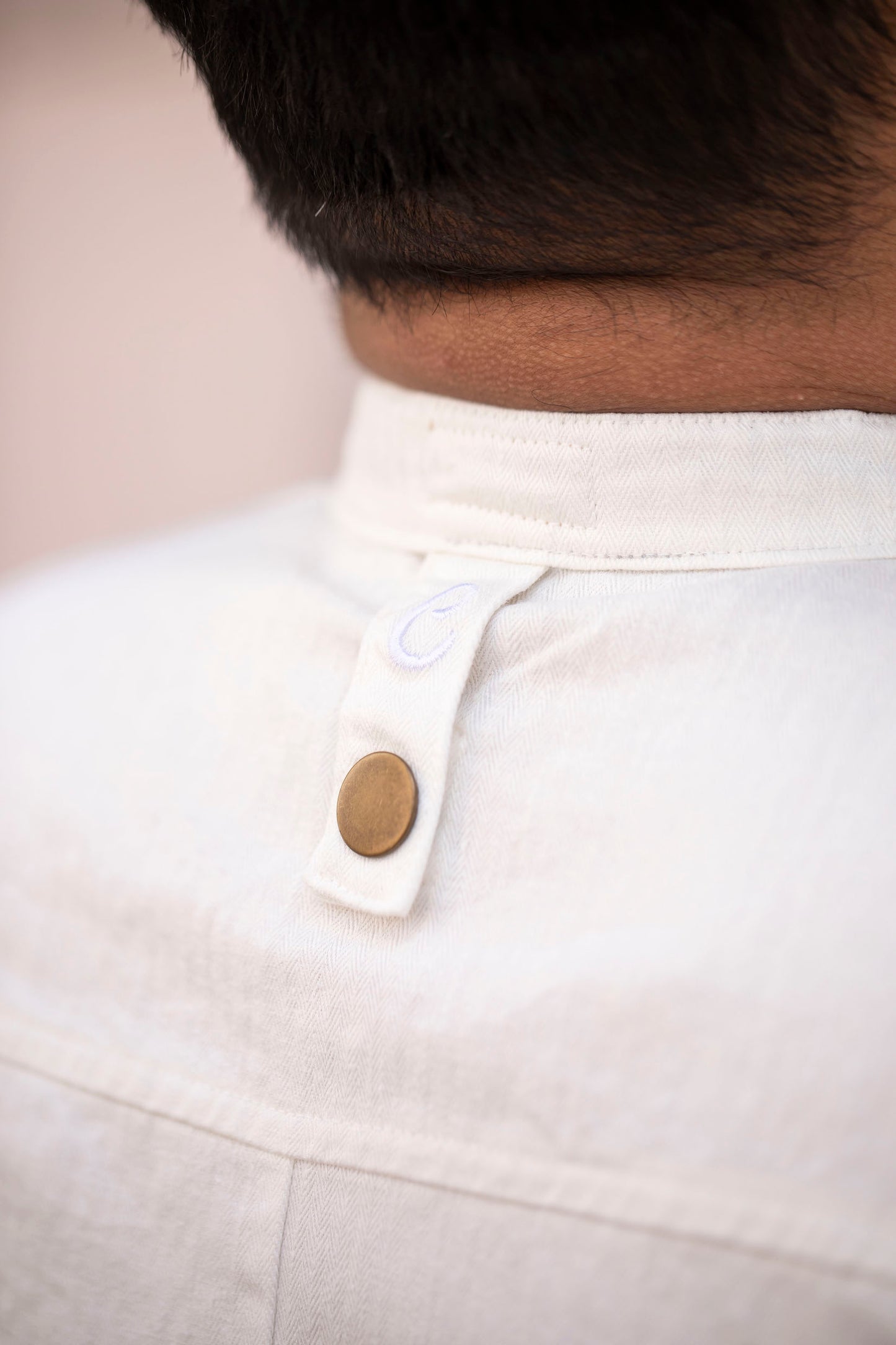Men's Classic Hemp Chef Jacket - White