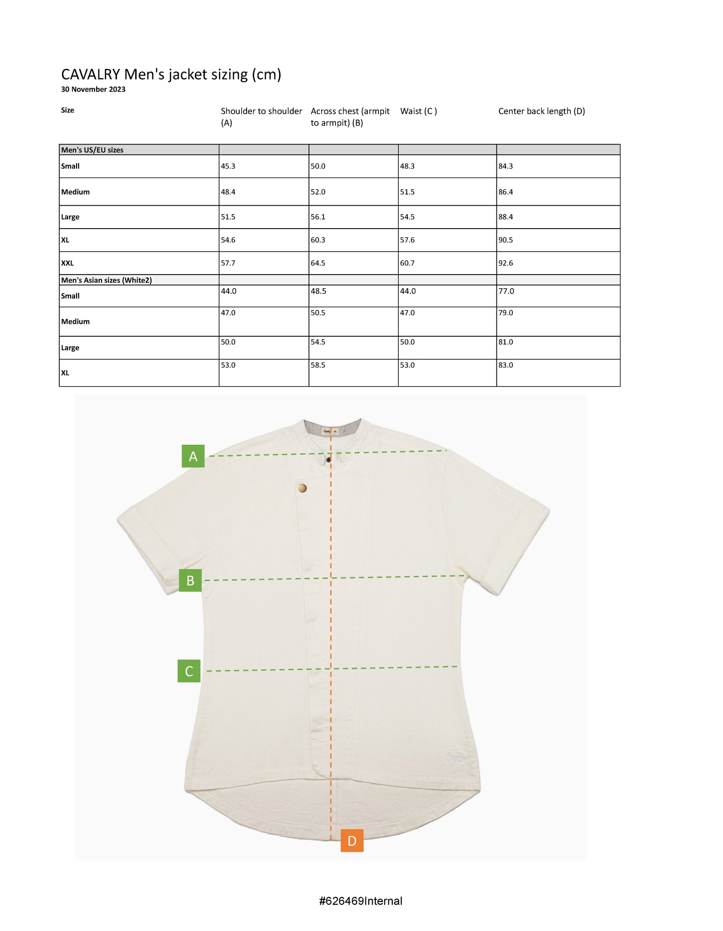Men's Classic Hemp Chef Jacket - White